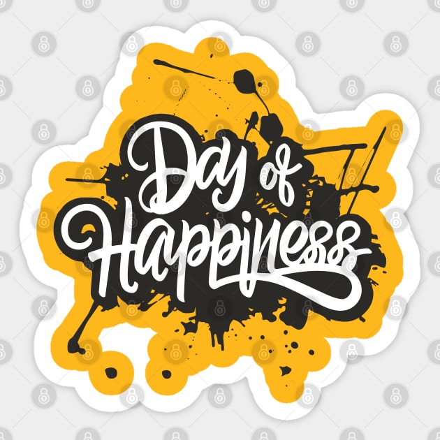 International Day of Happiness – March Sticker by irfankokabi